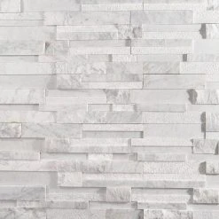 Cliffstone White Ledger Panel 8 in. x 24 in. 10mm Matte Marble Mosaic Tile (1.29 sq. ft.) by Ivy Hill Tile 18 Cliffstone White Ledger Panel 8 in. x 24 in. 10mm Matte Marble Mosaic Tile (1.29 sq. ft.) by Ivy Hill Tile -Tile Elegant Shop white ivy hill tile mosaic tile ext3rd100620 77 1000