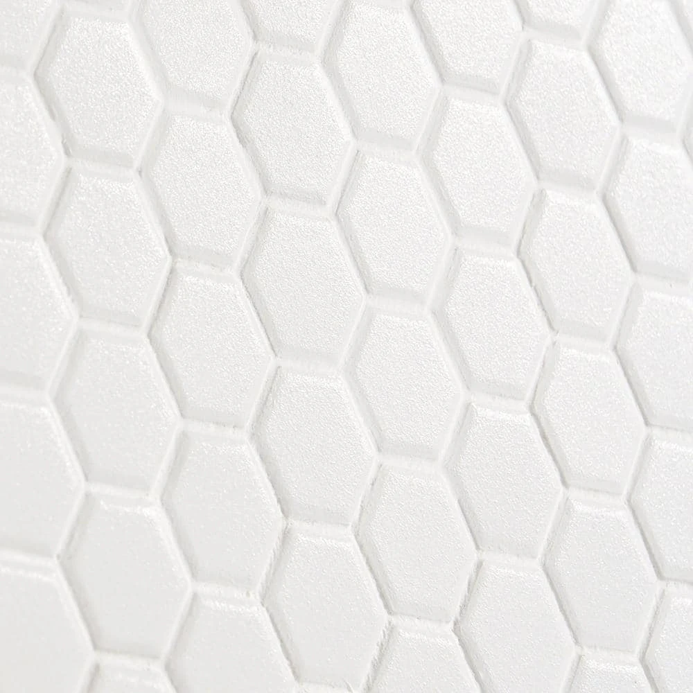 Slim White 10.23 in. x 11.81 in. Matte Porcelain Floor and Wall Mosaic Tile (0.83 sq. ft./Each) by Ivy Hill Tile 8 Slim White 10.23 in. x 11.81 in. Matte Porcelain Floor and Wall Mosaic Tile (0.83 sq. ft./Each) by Ivy Hill Tile - Image 6