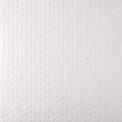 Slim White 10.23 in. x 11.81 in. Matte Porcelain Floor and Wall Mosaic Tile (0.83 sq. ft./Each) by Ivy Hill Tile