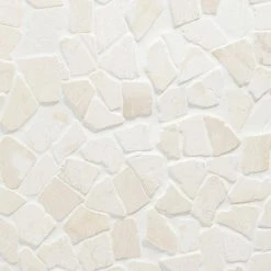 Tile Elegant Shop 30 Countryside Tumbled 11.81 in. x 11.81 in. White Floor and Wall Mosaic (0.97 sq. ft. / sheet) by Ivy Hill Tile
