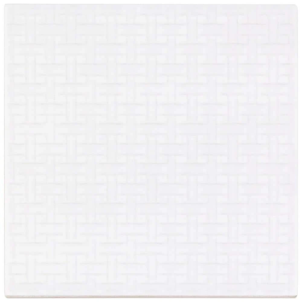Oakland Decor White 6 in. x 6 in. Matte Porcelain Floor and Wall Tile (44 pieces 10.76 sq. ft. / box) by Ivy Hill Tile 6 Oakland Decor White 6 in. x 6 in. Matte Porcelain Floor and Wall Tile (44 pieces 10.76 sq. ft. / box) by Ivy Hill Tile - Image 4