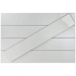 Zekke White 4 in. x 24 in. x 10 mm Polished Porcelain Subway Wall Tile (15-Pieces/9.68 sq. ft./Box) by Ivy Hill Tile 9 Zekke White 4 in. x 24 in. x 10 mm Polished Porcelain Subway Wall Tile (15-Pieces/9.68 sq. ft./Box) by Ivy Hill Tile -Tile Elegant Shop white ivy hill tile porcelain tile ext3rd100966 a0 1000