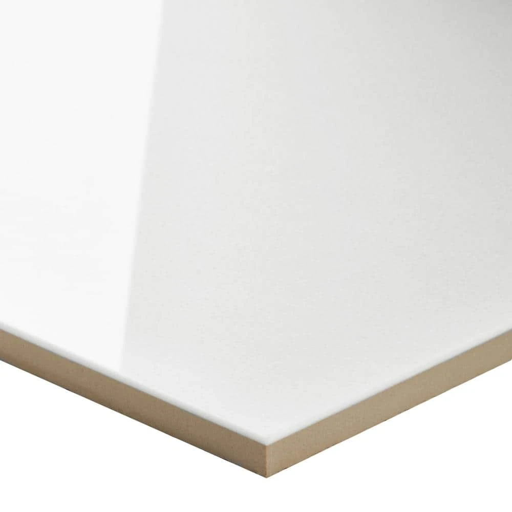 Lucid Nanoglass White 23.62 in. x 47.24 in. Polished Porcelain Floor and Wall Tile (15.49 sq. ft./Case) by Ivy Hill Tile 8 Lucid Nanoglass White 23.62 in. x 47.24 in. Polished Porcelain Floor and Wall Tile (15.49 sq. ft./Case) by Ivy Hill Tile - Image 6