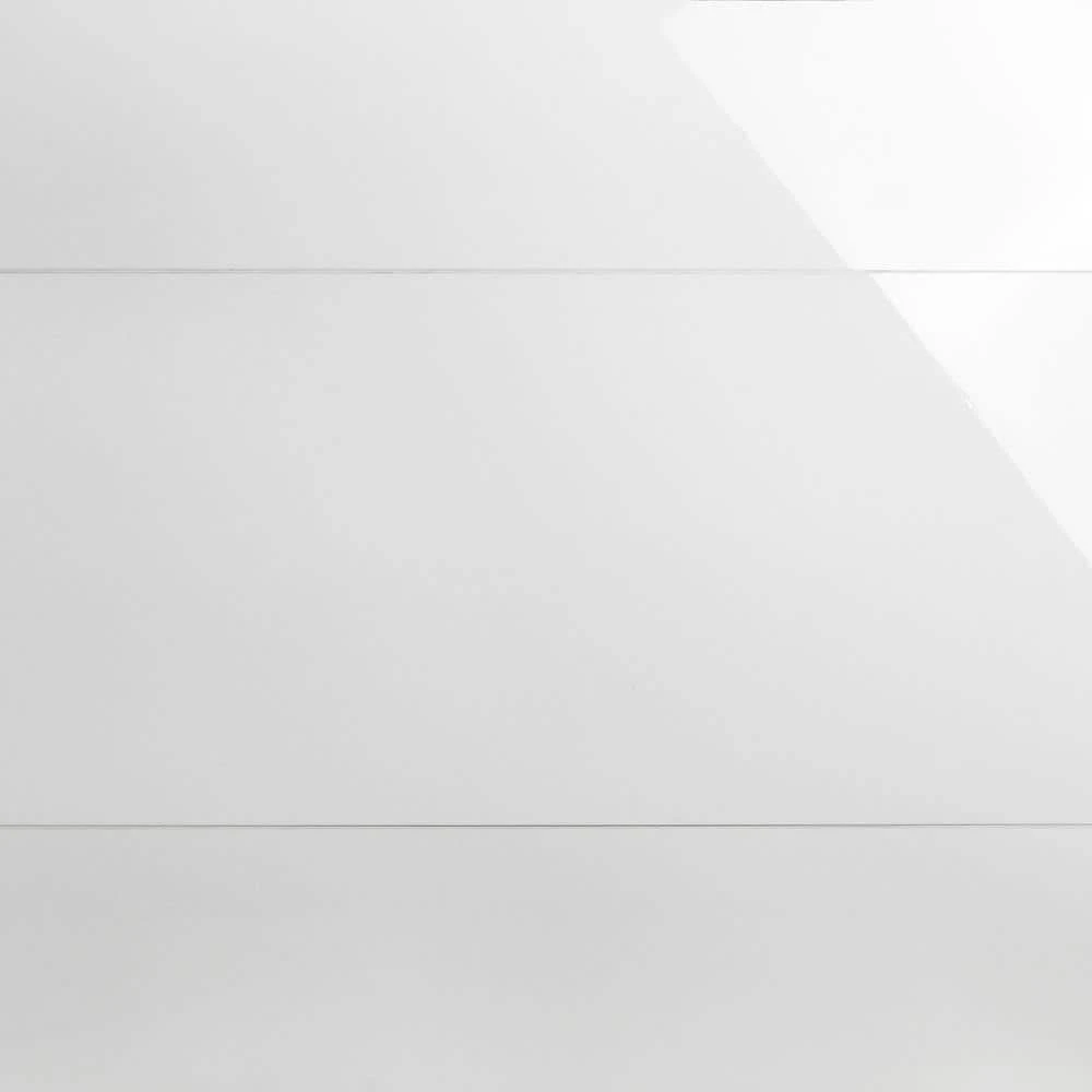 Lucid Nanoglass White 23.62 in. x 47.24 in. Polished Porcelain Floor and Wall Tile (15.49 sq. ft./Case) by Ivy Hill Tile 3 Lucid Nanoglass White 23.62 in. x 47.24 in. Polished Porcelain Floor and Wall Tile (15.49 sq. ft./Case) by Ivy Hill Tile