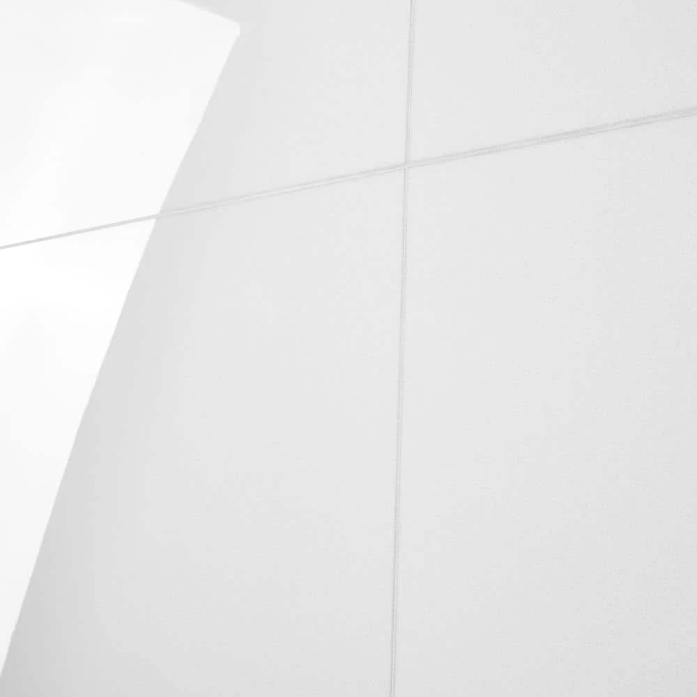 Lucid Nanoglass White 23.62 in. x 47.24 in. Polished Porcelain Floor and Wall Tile (15.49 sq. ft./Case) by Ivy Hill Tile 9 Lucid Nanoglass White 23.62 in. x 47.24 in. Polished Porcelain Floor and Wall Tile (15.49 sq. ft./Case) by Ivy Hill Tile - Image 7