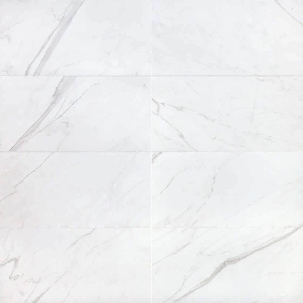 Pallet of Essential Marble White 12 in. x 24 in. Porcelain Floor and Wall Tile (619.6 sq. ft./Pallet) by Ivy Hill Tile 3 Pallet of Essential Marble White 12 in. x 24 in. Porcelain Floor and Wall Tile (619.6 sq. ft./Pallet) by Ivy Hill Tile