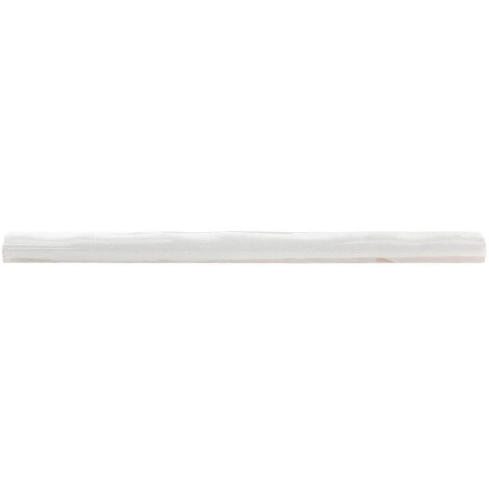 Moze White 0.75 in. x 12 in. Ceramic Pencil Liner by Ivy Hill Tile 3 Moze White 0.75 in. x 12 in. Ceramic Pencil Liner by Ivy Hill Tile