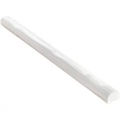 Moze White 0.75 in. x 12 in. Ceramic Pencil Liner by Ivy Hill Tile 9 Moze White 0.75 in. x 12 in. Ceramic Pencil Liner by Ivy Hill Tile -Tile Elegant Shop white ivy hill tile tile trim ext3rd100058 c3 1000