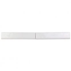 Newport White 1.97 in. x 9.84 in. Polished Ceramic Wall Bullnose Tile by Ivy Hill Tile 12 Newport White 1.97 in. x 9.84 in. Polished Ceramic Wall Bullnose Tile by Ivy Hill Tile -Tile Elegant Shop white ivy hill tile tile trim ext3rd100421 1f 1000