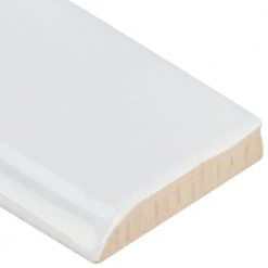 Newport White 1.97 in. x 9.84 in. Polished Ceramic Wall Bullnose Tile by Ivy Hill Tile 14 Newport White 1.97 in. x 9.84 in. Polished Ceramic Wall Bullnose Tile by Ivy Hill Tile -Tile Elegant Shop white ivy hill tile tile trim ext3rd100421 fa 1000