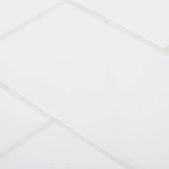 Fresh White 3 in. x 6 in. Glossy Subway Ceramic Wall Tile (10.656 sq. ft./Case) by Jeffrey Court 10 Fresh White 3 in. x 6 in. Glossy Subway Ceramic Wall Tile (10.656 sq. ft./Case) by Jeffrey Court -Tile Elegant Shop white jeffrey court ceramic tile 13000 a0 1000