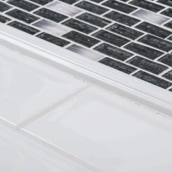 Fresh White 3 in. x 6 in. Glossy Subway Beveled Ceramic Wall Tile (10.656 sq. ft./Case) by Jeffrey Court 11 Fresh White 3 in. x 6 in. Glossy Subway Beveled Ceramic Wall Tile (10.656 sq. ft./Case) by Jeffrey Court -Tile Elegant Shop white jeffrey court ceramic tile 13002 1d 1000