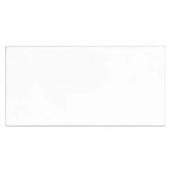 Fresh White 3 in. x 6 in. Glossy Subway Beveled Ceramic Wall Tile (10.656 sq. ft./Case) by Jeffrey Court