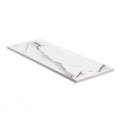 Carrara Inkjet White 4 in. x 12 in. Matte Ceramic Wall Tile (10.33 sq. ft./Case) by Jeffrey Court 8 Carrara Inkjet White 4 in. x 12 in. Matte Ceramic Wall Tile (10.33 sq. ft./Case) by Jeffrey Court -Tile Elegant Shop white jeffrey court ceramic tile 96032 c3 1000