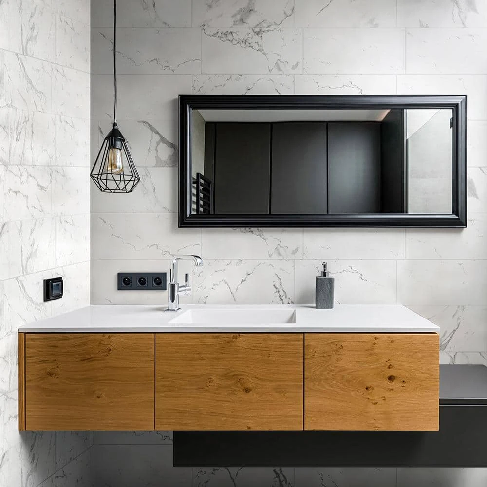 Winters Peak White 10 in. x 22 in. Subway Gloss Ceramic Wall Tile (14.80 sq. ft./Case) by Jeffrey Court 4 Winters Peak White 10 in. x 22 in. Subway Gloss Ceramic Wall Tile (14.80 sq. ft./Case) by Jeffrey Court - Image 2