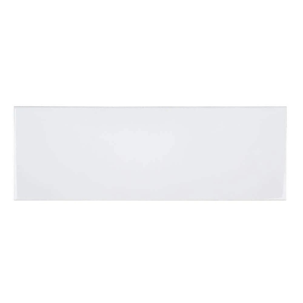 Allegro White 6 in. x 18 in. Glossy Ceramic Wall Tile (12.75 sq. ft. / case) by Jeffrey Court 3 Allegro White 6 in. x 18 in. Glossy Ceramic Wall Tile (12.75 sq. ft. / case) by Jeffrey Court