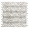 Lightning White 11.75 in. x 11.75 in. Interlocking Mixed Glass, Shell and Marble Mosaic Tile (0.958 sq. ft./Each) by Jeffrey Court 2 Lightning White 11.75 in. x 11.75 in. Interlocking Mixed Glass, Shell and Marble Mosaic Tile (0.958 sq. ft./Each) by Jeffrey Court -Tile Elegant Shop white jeffrey court glass tile 99747 64 1000