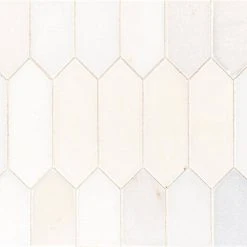 Suburbs White 10 in. x 12.375 in. Picket Polished Marble Wall and Floor Mosaic Tile (0.859 sq. ft./Each) by Jeffrey Court 15 Suburbs White 10 in. x 12.375 in. Picket Polished Marble Wall and Floor Mosaic Tile (0.859 sq. ft./Each) by Jeffrey Court -Tile Elegant Shop white jeffrey court marble tile 13013 fa 1000