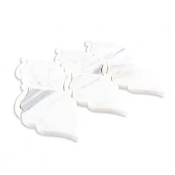 Victorian Gem White 9.125 in. x 11.25 in. Polished Calacatta/Thassos/Marble Wall/Floor Mosaic Tile (7.129 sq. ft./Case) by Jeffrey Court 8 Victorian Gem White 9.125 in. x 11.25 in. Polished Calacatta/Thassos/Marble Wall/Floor Mosaic Tile (7.129 sq. ft./Case) by Jeffrey Court -Tile Elegant Shop white jeffrey court marble tile 13019 40 1000