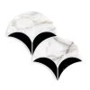 Parasol White/Black 8.5in. x 8.625in. Polished Calacatta/Nero Marquina/Marble Wall/Floor Mosaic Tile (5.09 sq. ft./Case) by Jeffrey Court 1 Parasol White/Black 8.5in. x 8.625in. Polished Calacatta/Nero Marquina/Marble Wall/Floor Mosaic Tile (5.09 sq. ft./Case) by Jeffrey Court -Tile Elegant Shop white jeffrey court marble tile 13020 64 1000