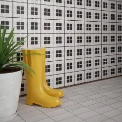 Oxford White/Black 10.125 in. x 10.125 in. Honed Thassos/Nero Marquina/Carrara Marble Mosaic Tile (7.12 sq. ft./Case) by Jeffrey Court 15 Oxford White/Black 10.125 in. x 10.125 in. Honed Thassos/Nero Marquina/Carrara Marble Mosaic Tile (7.12 sq. ft./Case) by Jeffrey Court -Tile Elegant Shop white jeffrey court marble tile 13025 31 1000