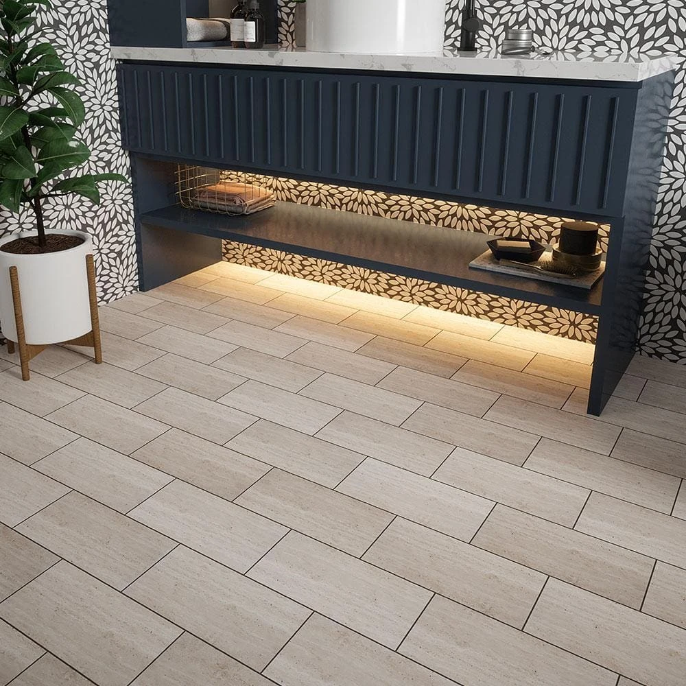 Tea Party White 13.125 in. x 14.625 in. Floral Semi-Polished Thassos Marble Mosaic Wall/Floor Tile (11.632 sq. ft./Case) by Jeffrey Court 7 Tea Party White 13.125 in. x 14.625 in. Floral Semi-Polished Thassos Marble Mosaic Wall/Floor Tile (11.632 sq. ft./Case) by Jeffrey Court - Image 5