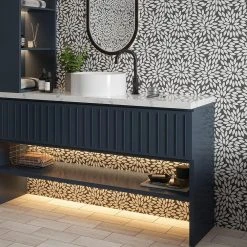 Tea Party White 13.125 in. x 14.625 in. Floral Semi-Polished Thassos Marble Mosaic Wall/Floor Tile (11.632 sq. ft./Case) by Jeffrey Court 11 Tea Party White 13.125 in. x 14.625 in. Floral Semi-Polished Thassos Marble Mosaic Wall/Floor Tile (11.632 sq. ft./Case) by Jeffrey Court -Tile Elegant Shop white jeffrey court marble tile 13033 c3 1000