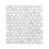 Evelyn White 11.375 in. x 11.875 in. Triangle Polished Marble Wall and Floor Mosaic Tile (9.38 sq. ft./Case) by Jeffrey Court 2 Evelyn White 11.375 in. x 11.875 in. Triangle Polished Marble Wall and Floor Mosaic Tile (9.38 sq. ft./Case) by Jeffrey Court -Tile Elegant Shop white jeffrey court marble tile 95743 64 1000