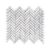 Jet Stream White 10.125 in. x 11.125 in. Herringbone Honed Marble Floor and Wall Mosaic Tile (7.82 sq. ft./Case) by Jeffrey Court 2 Jet Stream White 10.125 in. x 11.125 in. Herringbone Honed Marble Floor and Wall Mosaic Tile (7.82 sq. ft./Case) by Jeffrey Court -Tile Elegant Shop white jeffrey court marble tile 96004 64 1000