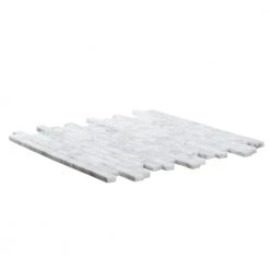 Stargazer White 11.75 in. x 12 in. Interlocking Polished Marble Mosaic Tile (9.79 sq. ft./Case) by Jeffrey Court 9 Stargazer White 11.75 in. x 12 in. Interlocking Polished Marble Mosaic Tile (9.79 sq. ft./Case) by Jeffrey Court -Tile Elegant Shop white jeffrey court marble tile 96041 40 1000