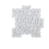 Sand Dollar White Pebble 11.75 in. x 11.75 in. Polished Marble Wall and Floor Mosaic Tile (9.58 sq. ft./Case) by Jeffrey Court 2 Sand Dollar White Pebble 11.75 in. x 11.75 in. Polished Marble Wall and Floor Mosaic Tile (9.58 sq. ft./Case) by Jeffrey Court -Tile Elegant Shop white jeffrey court marble tile 96785 64 1000
