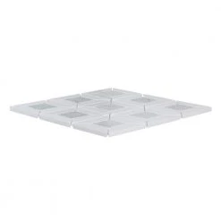 Doheny Thassos White 12.375 in. x 12.375 in. Basket Weave Mixed Marble Wall and Floor Mosaic Tile (10.63 sq. ft./Case) by Jeffrey Court 8 Doheny Thassos White 12.375 in. x 12.375 in. Basket Weave Mixed Marble Wall and Floor Mosaic Tile (10.63 sq. ft./Case) by Jeffrey Court -Tile Elegant Shop white jeffrey court marble tile 96795 40 1000