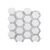 Norton White 11.75 in. x 11.875 in. Hexagon Semi Polished Marble Wall and Floor Mosaic Tile (9.689 sq. ft./Case) by Jeffrey Court 1 Norton White 11.75 in. x 11.875 in. Hexagon Semi Polished Marble Wall and Floor Mosaic Tile (9.689 sq. ft./Case) by Jeffrey Court -Tile Elegant Shop white jeffrey court marble tile 96797 64 1000