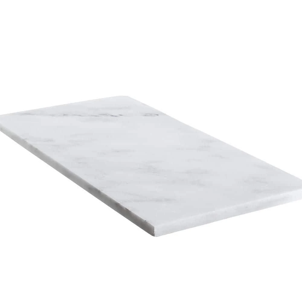 Italian White Carrara 6 in. x 12 in. Honed Marble Wall and Floor Tile (8 sq. ft./Case) by Jeffrey Court 5 Italian White Carrara 6 in. x 12 in. Honed Marble Wall and Floor Tile (8 sq. ft./Case) by Jeffrey Court - Image 3
