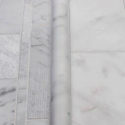 Restful Sea White 10.5 in. x 10.75 in. Interlocking Textured Marble Wall and Floor Mosaic Tile (7.839 sq. ft./Case) by Jeffrey Court 10 Restful Sea White 10.5 in. x 10.75 in. Interlocking Textured Marble Wall and Floor Mosaic Tile (7.839 sq. ft./Case) by Jeffrey Court -Tile Elegant Shop white jeffrey court marble tile 99471 a0 1000