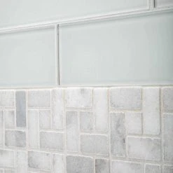 Ice Blocks White 11.875 in. x 11.875 in. Honed Marble Wall and Floor Mosaic Tile (9.79 sq. ft./Case) by Jeffrey Court 10 Ice Blocks White 11.875 in. x 11.875 in. Honed Marble Wall and Floor Mosaic Tile (9.79 sq. ft./Case) by Jeffrey Court -Tile Elegant Shop white jeffrey court marble tile 99721 a0 1000