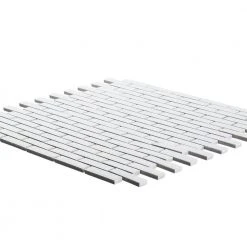 Trinket White 11.625 in. x 12 in. Interlocking Matte Porcelain Wall and Floor Mosaic Tile (14.53 sq. ft./Case) by Jeffrey Court 8 Trinket White 11.625 in. x 12 in. Interlocking Matte Porcelain Wall and Floor Mosaic Tile (14.53 sq. ft./Case) by Jeffrey Court -Tile Elegant Shop white jeffrey court mosaic tile 96607 40 1000