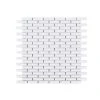 Trinket White 11.625 in. x 12 in. Interlocking Matte Porcelain Wall and Floor Mosaic Tile (14.53 sq. ft./Case) by Jeffrey Court 2 Trinket White 11.625 in. x 12 in. Interlocking Matte Porcelain Wall and Floor Mosaic Tile (14.53 sq. ft./Case) by Jeffrey Court -Tile Elegant Shop white jeffrey court mosaic tile 96607 64 1000