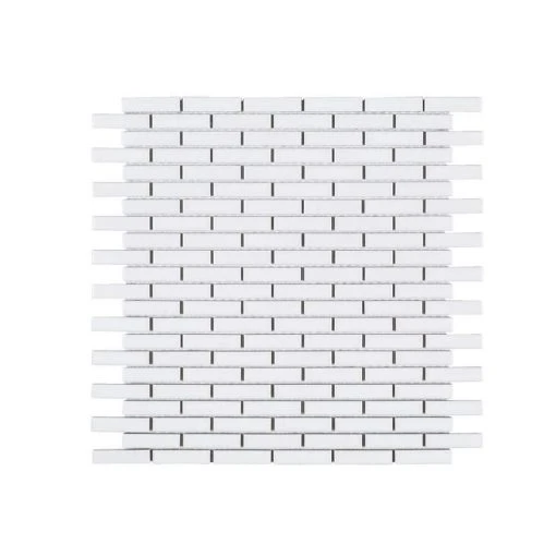 Trinket White 11.625 in. x 12 in. Interlocking Matte Porcelain Wall and Floor Mosaic Tile (14.53 sq. ft./Case) by Jeffrey Court 3 Trinket White 11.625 in. x 12 in. Interlocking Matte Porcelain Wall and Floor Mosaic Tile (14.53 sq. ft./Case) by Jeffrey Court -Tile Elegant Shop white jeffrey court mosaic tile 96607 64 1000