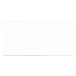 Fresh White 3 in. x 6 in. Glossy Ceramic Single Bullnose Wall Trim Tile by Jeffrey Court