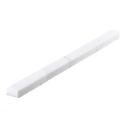 Italian White Carrara .75 in. x 12 in. Honed Marble Wall Pencil Tile (1 Linear Foot) by Jeffrey Court 8 Italian White Carrara .75 in. x 12 in. Honed Marble Wall Pencil Tile (1 Linear Foot) by Jeffrey Court -Tile Elegant Shop white jeffrey court tile trim 95352 40 1000