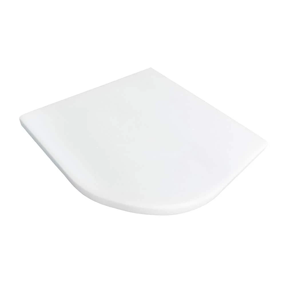 Morning Fresh White 7.625 in. x 7.625 in. Polished Marble Wall Mount Corner Shelf Tile by Jeffrey Court 6 Morning Fresh White 7.625 in. x 7.625 in. Polished Marble Wall Mount Corner Shelf Tile by Jeffrey Court - Image 4