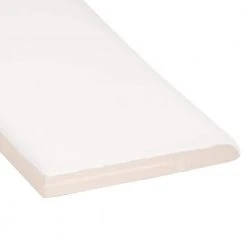 Carrara Inkjet White 2 in. x 6 in. Matte Ceramic Wall Single Bullnose Tile by Jeffrey Court 14 Carrara Inkjet White 2 in. x 6 in. Matte Ceramic Wall Single Bullnose Tile by Jeffrey Court -Tile Elegant Shop white jeffrey court tile trim 96022 1f 1000
