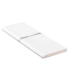 Carrara Inkjet White 2 in. x 6 in. Matte Ceramic Wall Single Bullnose Tile by Jeffrey Court 12 Carrara Inkjet White 2 in. x 6 in. Matte Ceramic Wall Single Bullnose Tile by Jeffrey Court -Tile Elegant Shop white jeffrey court tile trim 96022 c3 1000