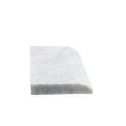 Italian White Carrara White 4 in. x 12 in. Honed Marble Wall Base Tile (1 Linear Foot) by Jeffrey Court 12 Italian White Carrara White 4 in. x 12 in. Honed Marble Wall Base Tile (1 Linear Foot) by Jeffrey Court -Tile Elegant Shop white jeffrey court tile trim 98449 c3 1000