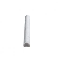Carrara White 0.75 in. x 12 in. Honed Marble Wall Pencil Tile (1 Linear Foot) by Jeffrey Court 9 Carrara White 0.75 in. x 12 in. Honed Marble Wall Pencil Tile (1 Linear Foot) by Jeffrey Court -Tile Elegant Shop white jeffrey court tile trim 98991 c3 1000