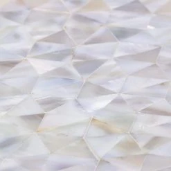 Lokahi White Troika 12.08 in. x 12.08 in. x 2 mm Pearl Shell Mosaic Tile by Ivy Hill Tile 16 Lokahi White Troika 12.08 in. x 12.08 in. x 2 mm Pearl Shell Mosaic Tile by Ivy Hill Tile -Tile Elegant Shop white troika ivy hill tile marble tile ext3rd102050 fa 1000